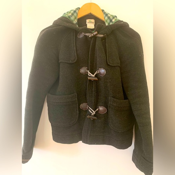 Lacoste Wool Toggle Coat - Picture 4 of 8